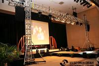 Sistema de Elevación de Altavoces con Estructura de Aluminio FT-Truss de Foresight, Sistema de Estructura de Techo LED para Teatro, Eventos y Espectáculos, Guangdong