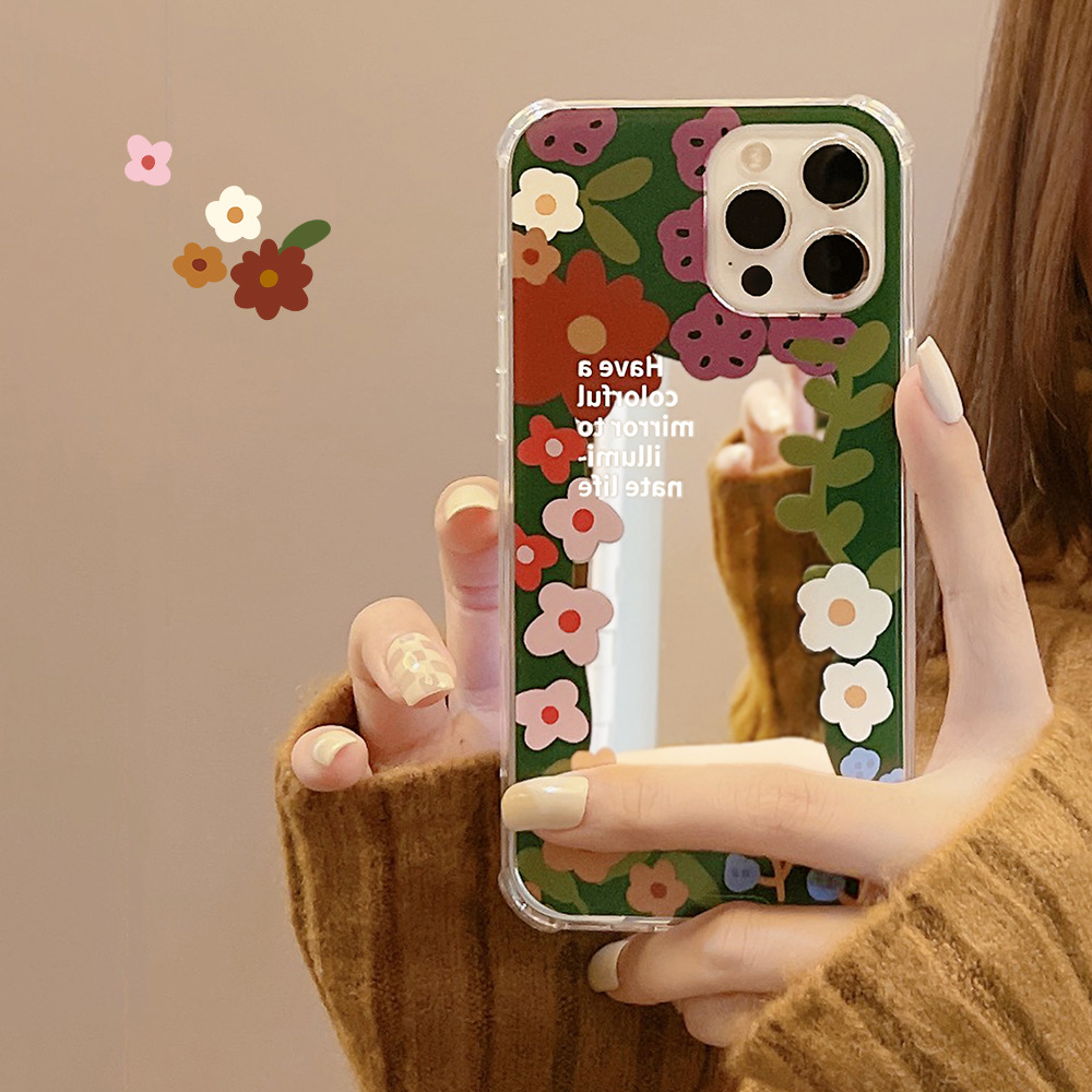 Mirror flower border