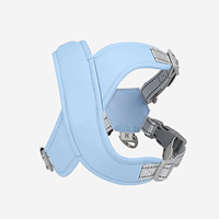 Harness Hewan Peliharaan Reflektif Poliester Desain Solid Nyaman dengan Kancing Penutup untuk Ras Kecil/Sedang