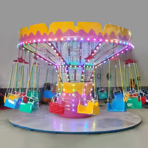 Manège à chaises volantes pour parc d'attractions, 16 places, chaises volantes rotatives pour enfants, à vendre - Product Image 5