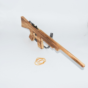 Precio barato niños juguete tradicional <span class=keywords><strong>banda</strong></span> de goma pistola de balas juguete educativo pistola de madera para niños - Product Image 4