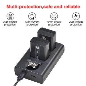 Chargeur de batterie externe pour appareil photo numérique, double chargeur, écran LCD intelligent pour <span class=keywords><strong>Olympus</strong></span>/System PEN E-PL2 E-PL5 E-PM2 1s <span class=keywords><strong>OM</strong></span>-<span class=keywords><strong>D</strong></span> - Product Image 4