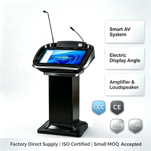 Podio Digital con Pantalla Táctil de 21.5 Pulgadas, CE ISO RoHS, Inclinación Eléctrica, Multimedia, para Escuelas y Salas de Conferencias - Product Image 3