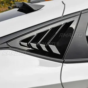 Persianas para Ventanas Laterales Traseras de Automóvil Honda Civic 11.ª Generación Sedán 2022-2024, Estilo Deportivo, Persianas Triangulares para Ventanas - Product Image 4