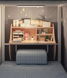 Настольный компьютерный стол для общежитий (подвесной) |   Удобный простой компьютерный стол — незаменимая вещь для двухъярусной кровати - Product Image 1