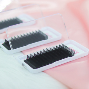 Yunhai Cachemire Lash Extension Plateaux De Marque Privée Volume Russe Extensions De Cils <span class=keywords><strong>Velours</strong></span> De Soie <span class=keywords><strong>Velours</strong></span> Foncé Extensions De Cils - Product Image 4