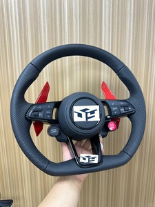 Volante de Fibra de Carbono Compatible con Audi TT R8 TTS TTRS S3 8P MK2 MK3 B8 A3 A4 A5 A6 S1 <span class=keywords><strong>S2</strong></span> S5 RS3 RS4 RS5 RS6 RS7 C6 2008-2012 - Product Image 6