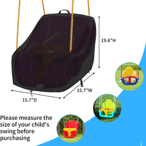 Funda para columpio infantil de exterior, adecuada para columpios de patio y jardín, tela Oxford 420D, impermeable y resistente a los rayos UV - Product Image 2