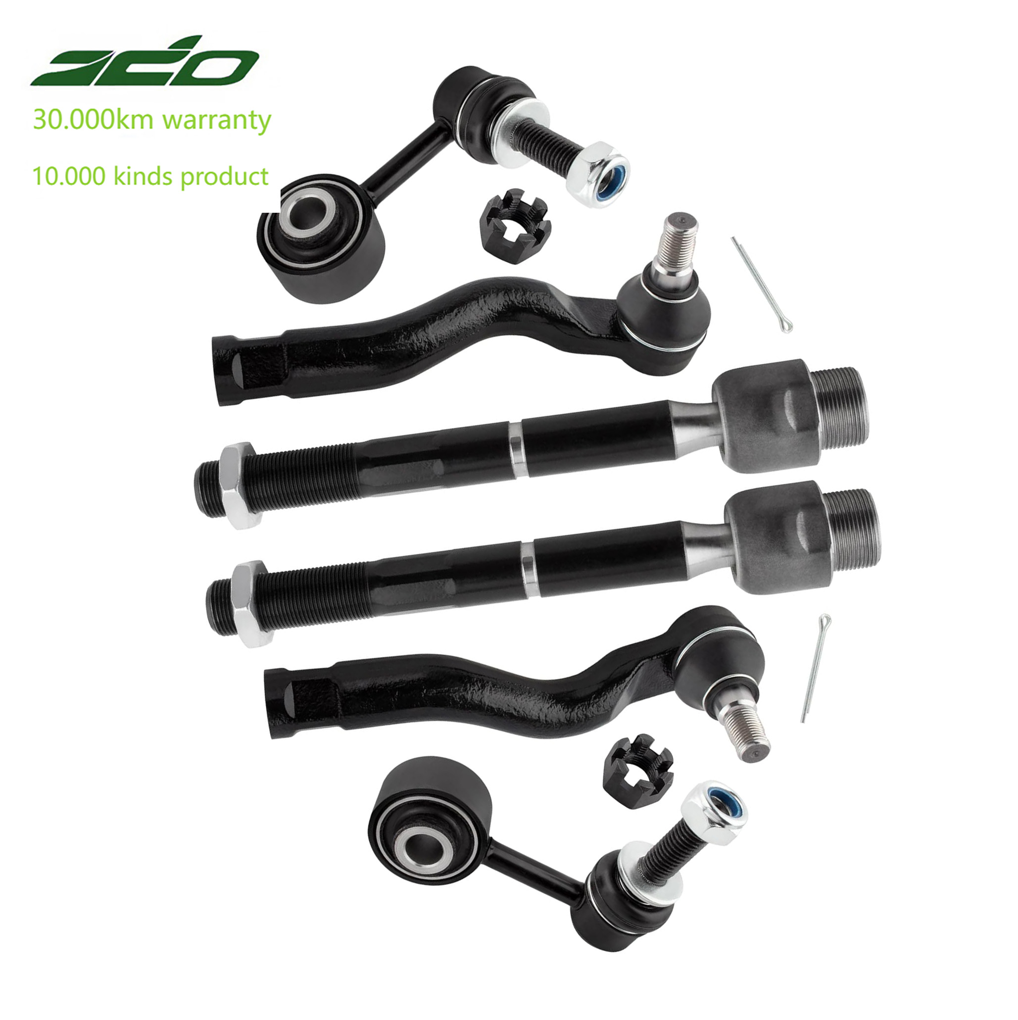 Front Complete Strut Assembly Kit For Toyota Corolla 03-08 1.8L - Includes Sway Bar Links
