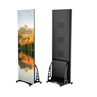 Pantalla LED Portátil P2 para Interiores con Control WIFI USB, Pantalla de Carteles a Todo Color, 4K/8K HDR, Brillo de 1200cd, Señalización Digital con Resistencia a la Luz Solar