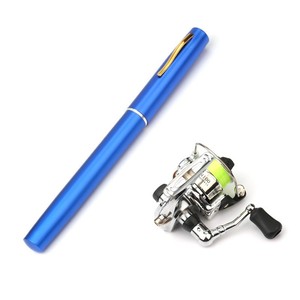 Canna da Pesca Tascabile Pieghevole 1M 1.4M 1.6M ad Azione Lenta con Mulinello, <span class=keywords><strong>Kit</strong></span> Mini Canna da Pesca a Penna, 7 Colori - Product Image 4