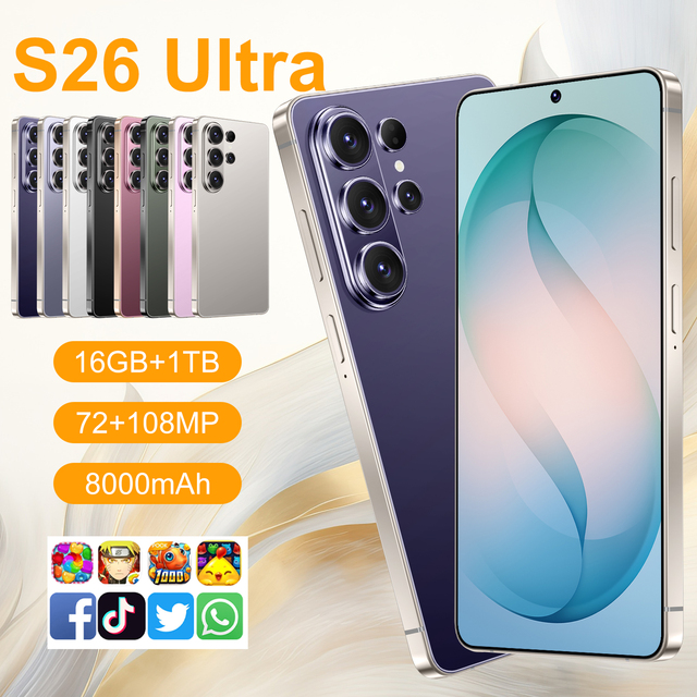 S26 Ultra 16GB+1TB Bulk Purchase High-Capacity Long Battery Life Smartphone for Resale & Gift Distribution