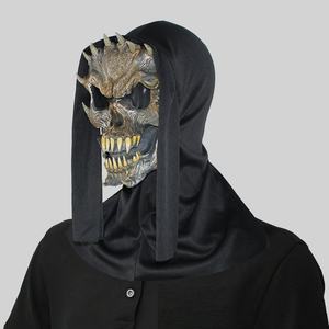 Venta caliente Máscara <span class=keywords><strong>de</strong></span> cabeza <span class=keywords><strong>completa</strong></span> Scary <span class=keywords><strong>Scream</strong></span> Ghost Halloween Horror Cosplay Máscara Demon Skull Mask con capucha - Product Image 3