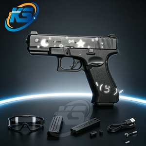 <span class=keywords><strong>Giocattolo</strong></span> Elettronico G19x Hydrogel in Metallo, Pistola <span class=keywords><strong>Giocattolo</strong></span> <span class=keywords><strong>a</strong></span> Batteria con Proiettili Splatter e Funzioni di Sicurezza per Adulti - Product Image 4
