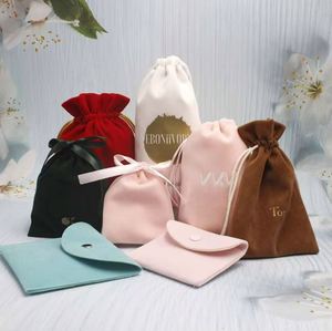 Bolsitas de Terciopelo con Cordón, Bolsas Reutilizables de Satén para Joyas, Relojes y Gafas, Bolsa de Regalo - Product Image 5