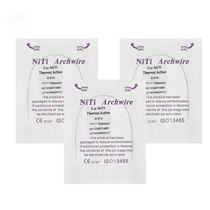 NiTi Archwire Cu-NiTi Thermal Active 0.016 Orthodontic Round Wire Damon CE ISO13485 - Product Image 1