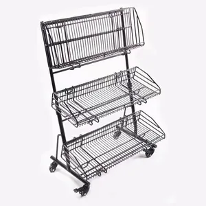 Sigmetal Wholesale Merchandise Retail Metal Mesh Wire Display Containers Stand