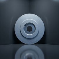 Meule convexe simple de haute précision, outil abrasif stable pour le rodage fin des composants d'instruments, production en usine