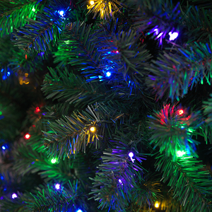 Large Five-Fork PE & PVC Mixed Automatic Christmas <b>Tree</b> with <b>LED</b> <b>Lights</b>, Ideal for Living Room, Bedroom, Hotel & Mall Decoration - Product Image 4