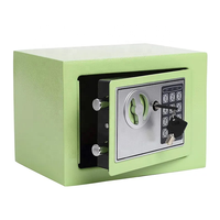 Coffre-Fort Armoire de Sécurité Électronique Ignifuge Noir pour Maison et Bureau avec Serrure Digitale pour Dépôt d'Argent et de Valeurs Hôtelier