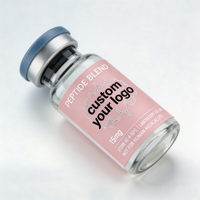 Etiqueta de Péptidos Personalizada de Transferencia Térmica con Adhesivo Permanente para Viales Inyectables de 30 ml
