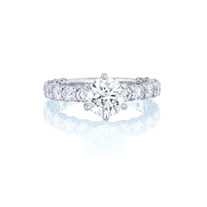 925 Sterling Silver Vintage Style Moissanite Wedding <b>Ring</b> Moissanite Diamond <b>Crystal</b> Engagement Womens <b>RIng</b> - Product Image 1