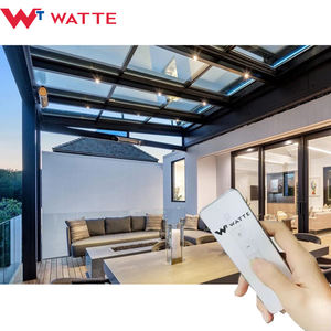 <span class=keywords><strong>Toit</strong></span> <span class=keywords><strong>ouvrant</strong></span> en verre rétractable motorisé électrique personnalisé, auvent, auvent coulissant en alliage d'aluminium, pare-soleil, <span class=keywords><strong>toit</strong></span> <span class=keywords><strong>ouvrant</strong></span> - Product Image 6