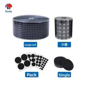 Points blancs auto-adhésif bricolage artisanat polyvalent OEM crochet et boucle Velcroes point découpé réutilisable et réglable - Product Image 4