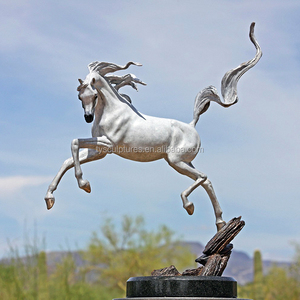 Escultura <span class=keywords><strong>de</strong></span> Caballo Árabe <span class=keywords><strong>de</strong></span> Bronce a Tamaño Real con Técnica <span class=keywords><strong>de</strong></span> Fundición, Colores Personalizados para Decoración <span class=keywords><strong>de</strong></span> Jardín Exterior - Product Image 4