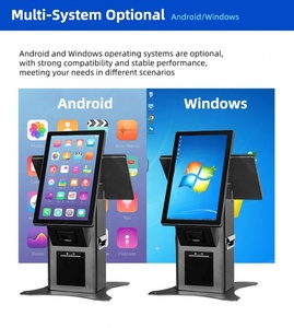 15.6'' Self Ordering Kiosk <b>Printer</b> 40mm QR <b>Scanner</b> All in One Pos Terminal Payment Kiosk Supermarket Shop - Product Image 6