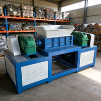 Broyeur de pneus fiable et compact, déchiqueteur portable pour ligne de production de recyclage de pneus usagés