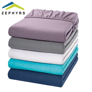 Bộ Ga Trải Giường 100% Cotton Cỡ King Bộ Đồ Giường Dệt Kim <span class=keywords><strong>Jersey</strong></span> Được Trang Bị-Pakistan - Product Image 3