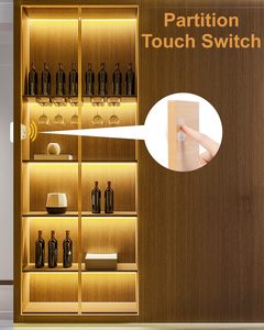 Barre lumineuse à diodes électroluminescentes COB capable de pénétrer dans les LED tactiles avec éclairage pour porte-chaussures - Product Image 2