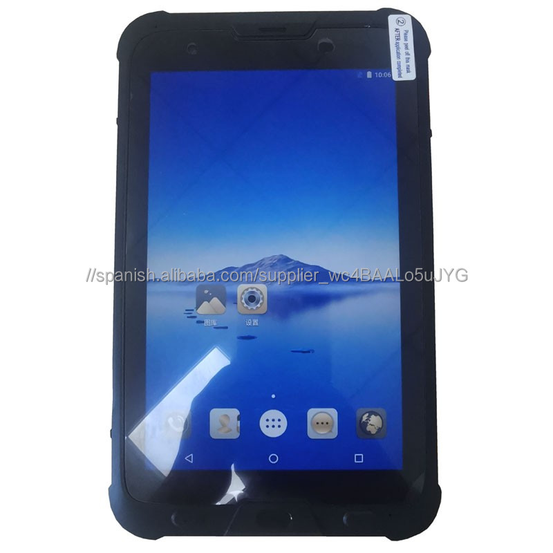 8 pulgadas MT6762 Octa core Android 10 4G + 64G + 4G LTE robusto tablet pc 2D escáner de código de barras Tablet pc integrado