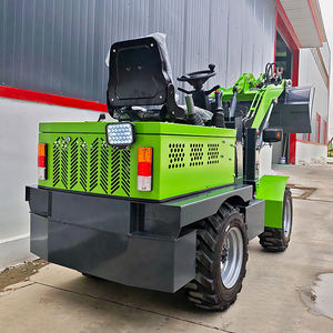 รถตักดินไฟฟ้าขนาดเล็ก500กก. แบบล้อไฮดรอลิกเต็มรูปแบบใช้งานได้ - Product Image 4