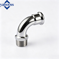 Codo de Acero Inoxidable 304 Forjado Estándar para Tuberías de Alta Presión, Tipo Buje de Superficie Lisa, Tamaños 20mm, 15mm, 6mm