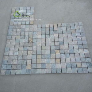 Gỗ Màu Vàng Đá Phiến Khảm Hoàn Thiện, Cho Gạch Lát Sàn Bên Ngoài, Hồ Bơi - Product Image 4