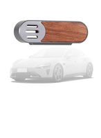 Diffuseur d'huiles essentielles longue durée en alliage d'aluminium pour grille d'aération de voiture de luxe, désodorisant et aromathérapie
