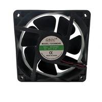 Kühlventilator für Elektroschweißmaschinen, Hochtemperatur-Axialventilator mit Gusseisenflügel, Kugellager, 12038 GBOC 12038M24S 12038M24B DC24V 0,5A