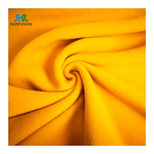 High Quality Polyester Warp Knitted Elastic Double Side Brushed Shake Polar Fleece Austrian Fleece For Home Textile Clothes