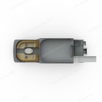 Yacht de luxe certifié CE de 25 pieds (7,5 m), bateau à ponton à double étage en aluminium avec moteur hors-bord pour la croisière et la pêche