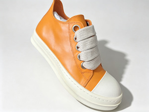 Baskets montantes décontractées en cuir à bout rond, à lacets, avec semelle en caoutchouc amortie, chaussures de ville tendance toutes saisons - Product Image 5