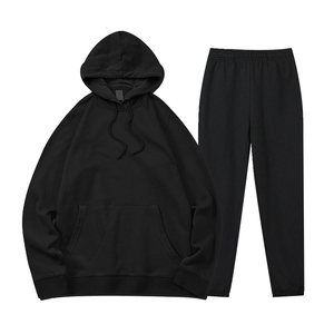 High Quality Custom Cotton Plain Hoodies <strong>Plus</strong> <strong>Size</strong> Men's Hoodies Sweatshirts Custom logo Sweatpants Hoodie <strong>Set</strong> <strong>Jogger</strong> <strong>Set</strong> Men - Product Image 2