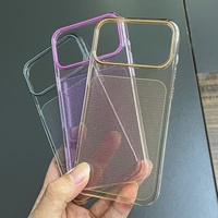 Coque de téléphone tendance en PC transparente et vierge pour iPhone 18 17 16 15 14 13 12 11 et Samsung A13 A15 A16 A17 A07