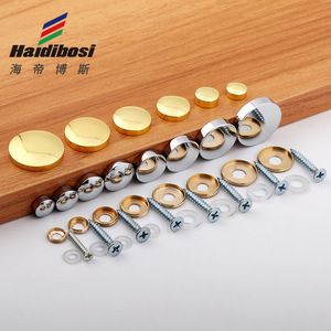 Haidibosi Mirror Nails Bronze Copper Plated With <b>Screws</b> For Mirror Decoration Modern Furniture Hardware - Product Image 1