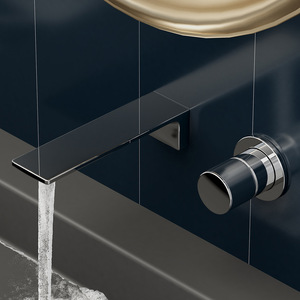 <span class=keywords><strong>Robinet</strong></span> de lavabo <span class=keywords><strong>mural</strong></span> encastré dissimulé gris anthracite, eau chaude et froide, vente directe d'usine - Product Image 4