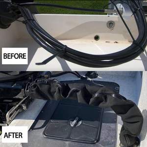 Funda para aparejo con cremallera para <span class=keywords><strong>barco</strong></span>, funda para Cable <span class=keywords><strong>de</strong></span> Motor <span class=keywords><strong>de</strong></span> arrastre, protección para Cable <span class=keywords><strong>de</strong></span> cubierta y cables <span class=keywords><strong>de</strong></span> extensión - Product Image 3