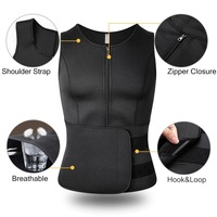Camiseta de Compresión Moldeadora para Hombre, Chaleco Adelgazante, Camiseta Deportiva, Ropa Interior Moldeadora, Camiseta Interior para Sudar, Traje de Sauna para Pérdida de Peso y Quema de Grasa