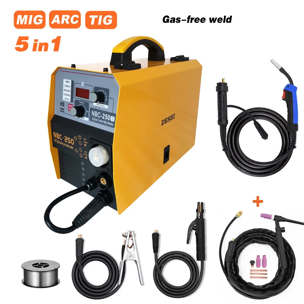 NBC-Mini soldador de flujo sin gas, Mini máquina de soldadura MIG