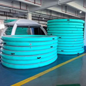 Nouveau hamac aquatique gonflable, amusant pour l'eau, ponton flottant pour la natation, flotteurs de <span class=keywords><strong>piscine</strong></span>, radeaux, hamac flottant en maille pour les occasions au lac - Product Image 5